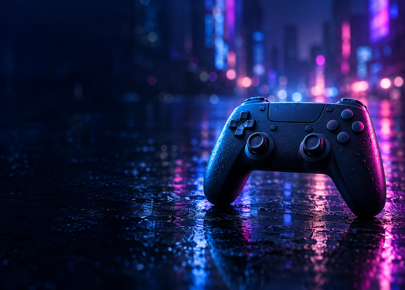 Neon game controller